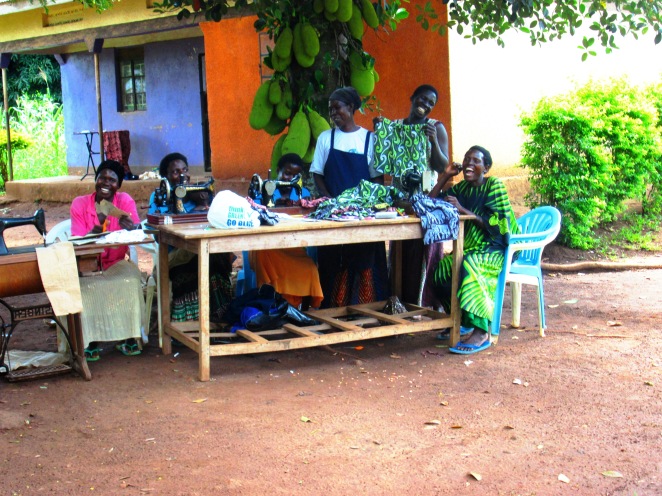 rowan ladies sewing Uganda